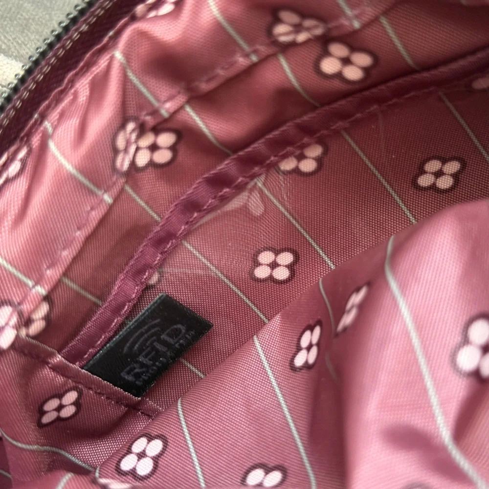 Lug Women's Burgundy Crossbody Bag - Lug Moonwalk Crossbody in Wine - Picture 9 of 12